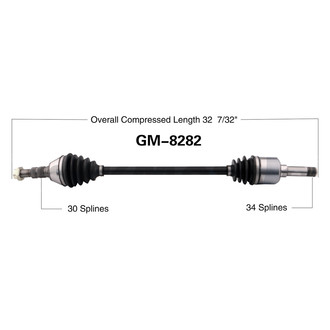 SurTrack® - Rear Driver Side CV Axle Shaft