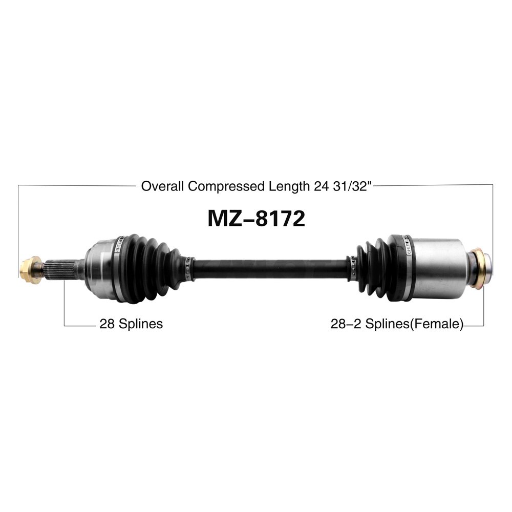 SurTrack TO-8172 CV Axle Shaft 