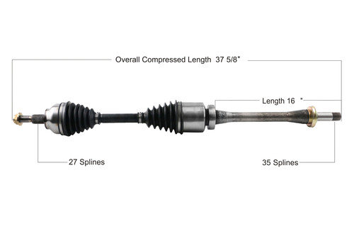 SCSI内臓ドライブ Victor XR-W2040 SurTrack® FD-8340 - Front Passenger Side CV Axle Shaft