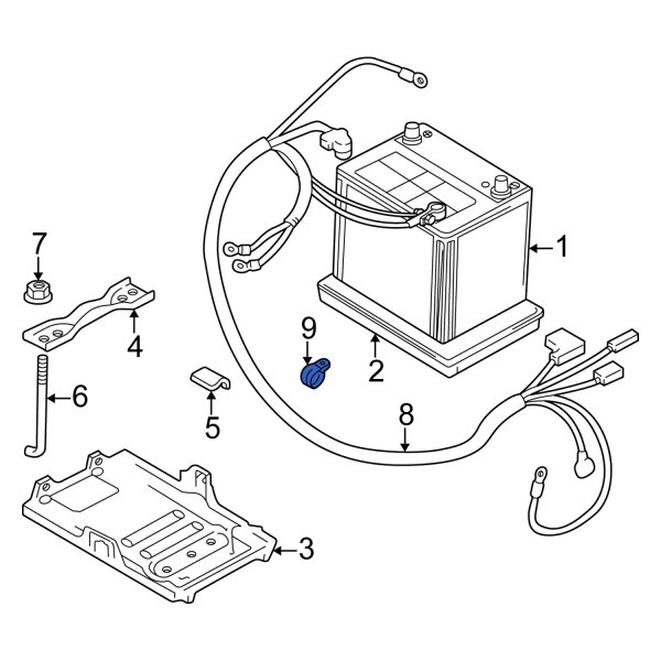 Battery Cable Harness Bracket