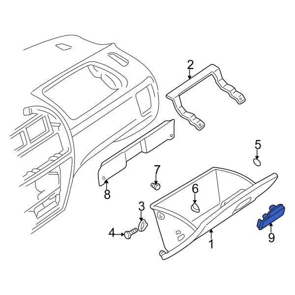 Glove Box Latch