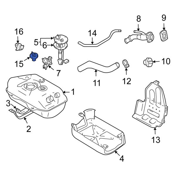 Fuel Tank Roll Over Valve