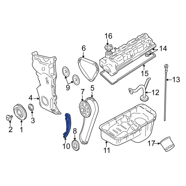 Engine Timing Chain Tensioner