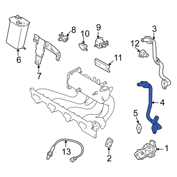 Exhaust Gas Recirculation (EGR) Tube