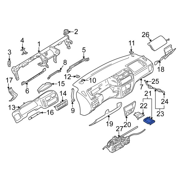 Instrument Panel Ashtray