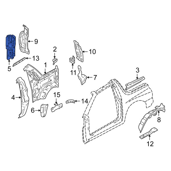 Body C-Pillar Reinforcement