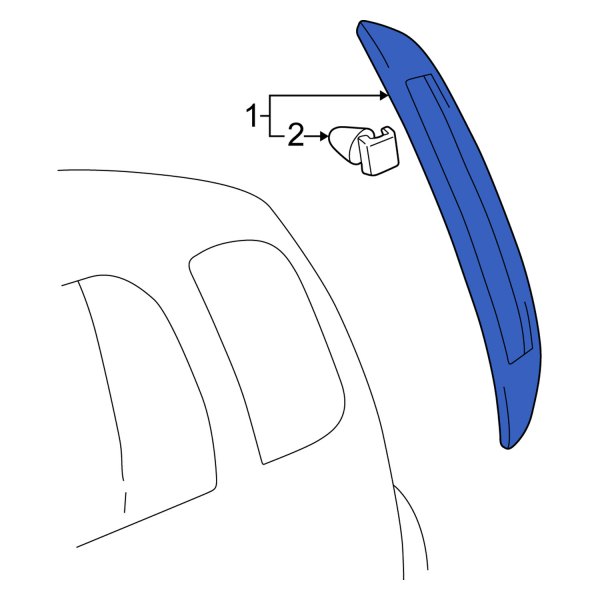 Body D-Pillar Molding