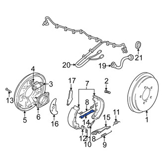 Suzuki OE - Rear Right Drum Brake Adjusting Lever