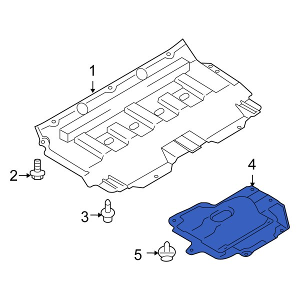 Radiator Support Splash Shield