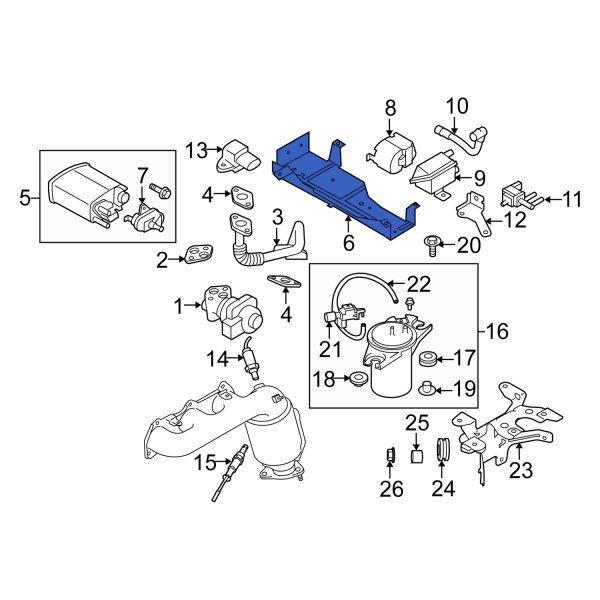 Vapor Canister Bracket