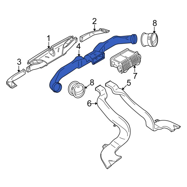 Instrument Panel Air Duct