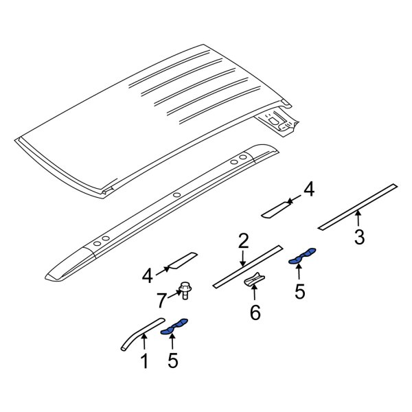 Roof Molding Clip