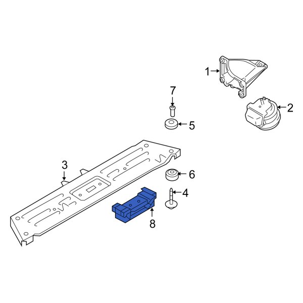 Suzuki OE 1171065J00 - Rear Engine Mount