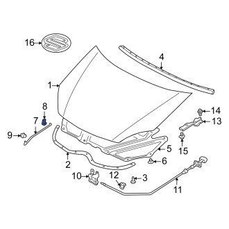 Suzuki Swift Replacement Hoods | Hinges, Supports – CARiD.com