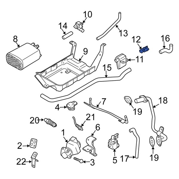 Vapor Canister Filter Bracket