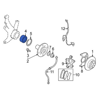 Suzuki OE - Front Wheel Bearing