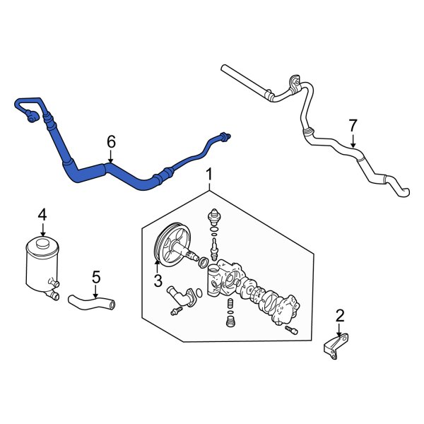 Power Steering Reservoir Hose