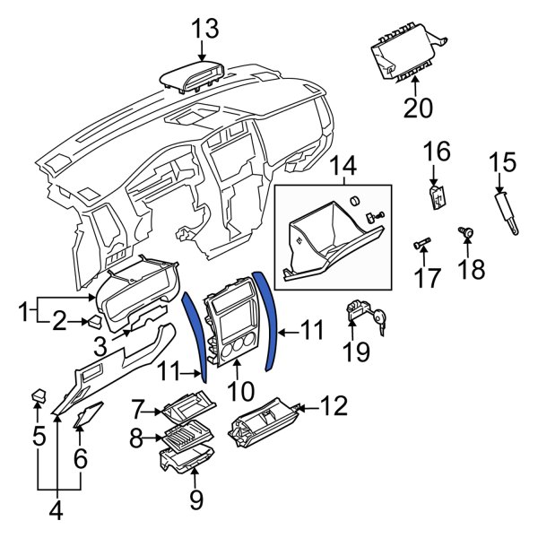 Instrument Panel Molding