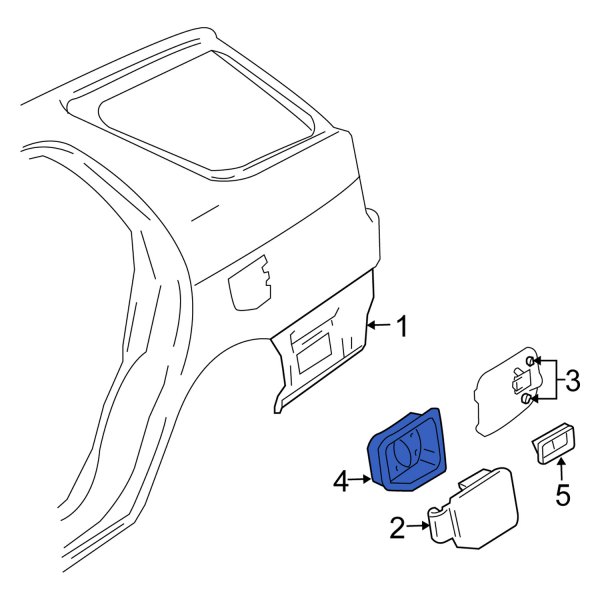 Fuel Filler Housing