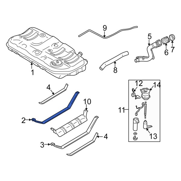 Fuel Tank Strap