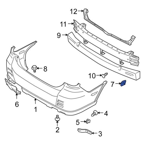 Bumper Cover Bracket