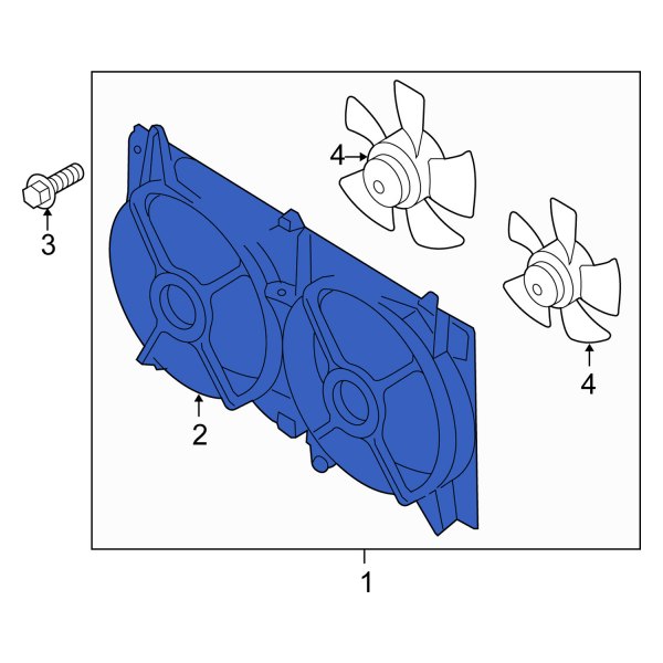 Engine Cooling Fan Shroud