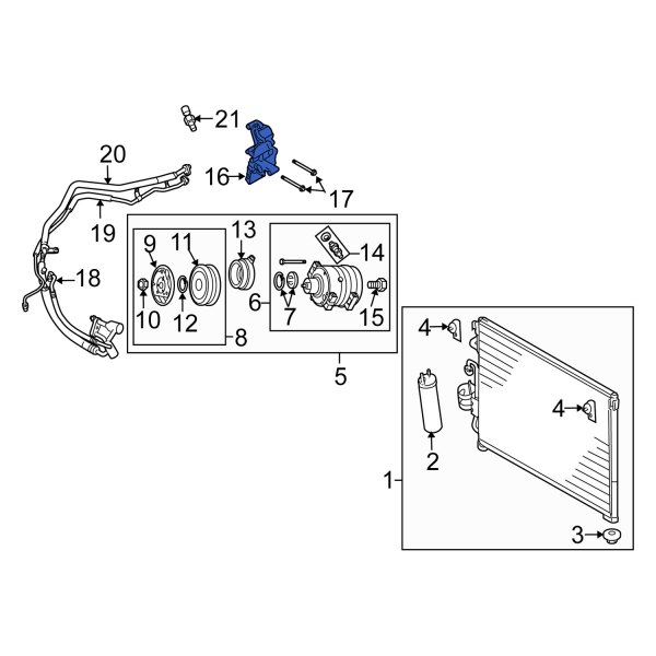 A/C Compressor Bracket