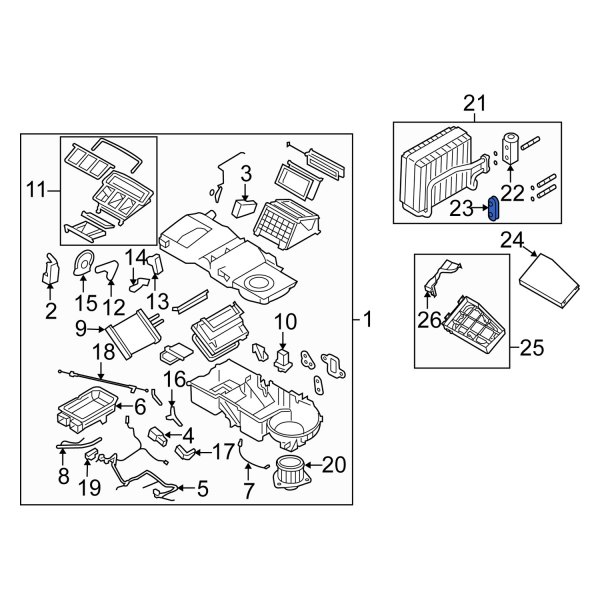 A/C Refrigerant Line Grommet