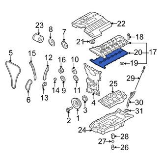 Suzuki OE - Engine Valve Cover Gasket