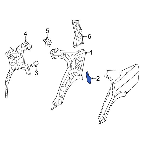 Quarter Panel Reinforcement