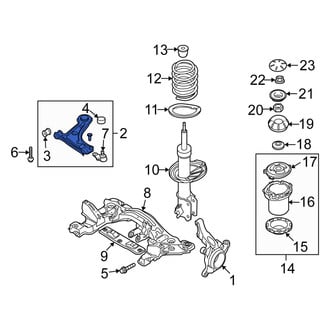 Suzuki OE - Front Right Suspension Control Arm