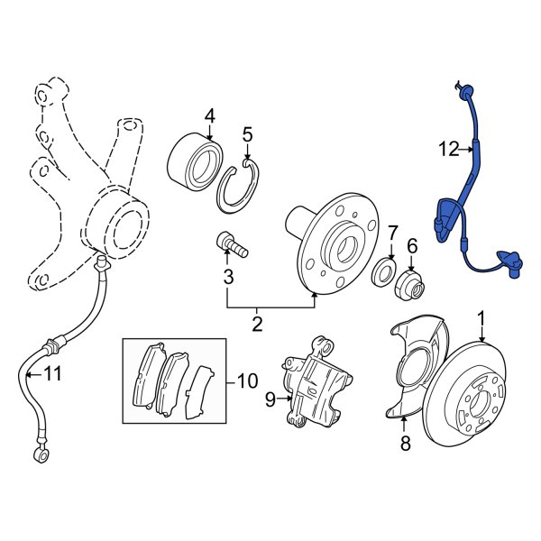 ABS Wheel Speed Sensor