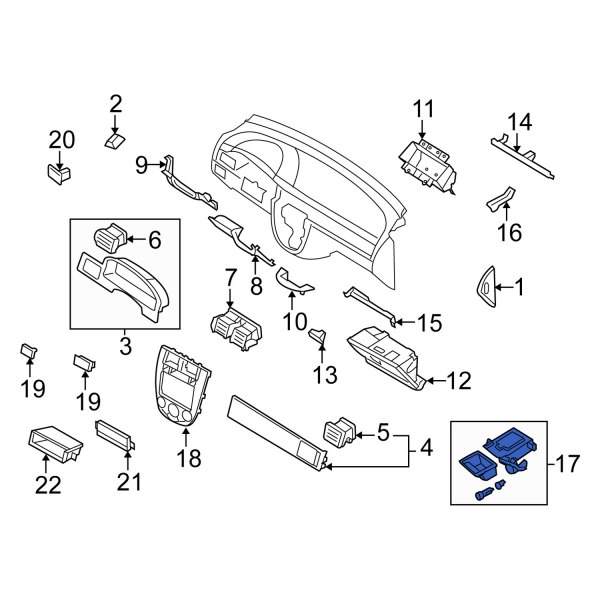 Instrument Panel Ashtray