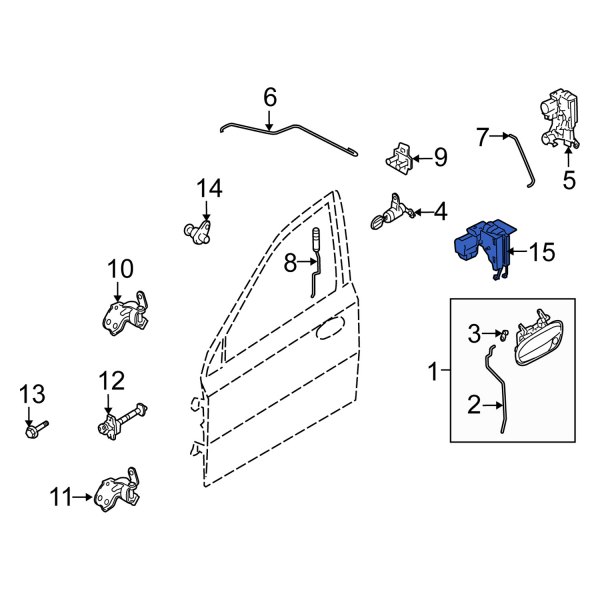 Door Lock Actuator Motor