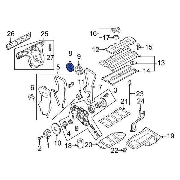 Engine Timing Camshaft Sprocket