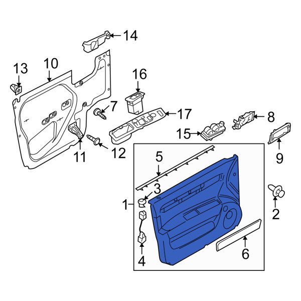 Door Interior Trim Panel