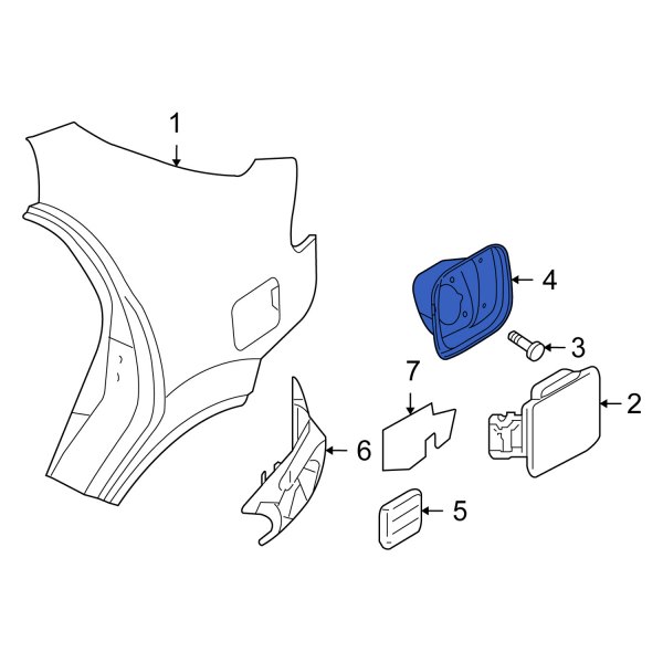 Fuel Filler Housing