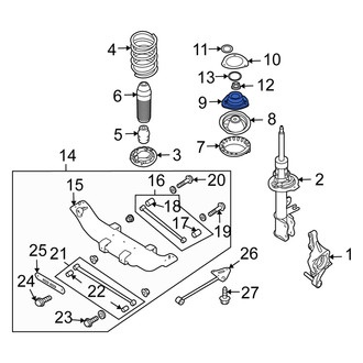 Suzuki OE - Rear Suspension Strut Mount
