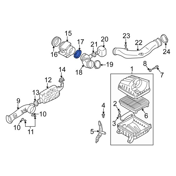 Engine Air Duct Clamp