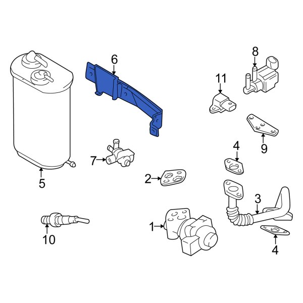 Vapor Canister Bracket