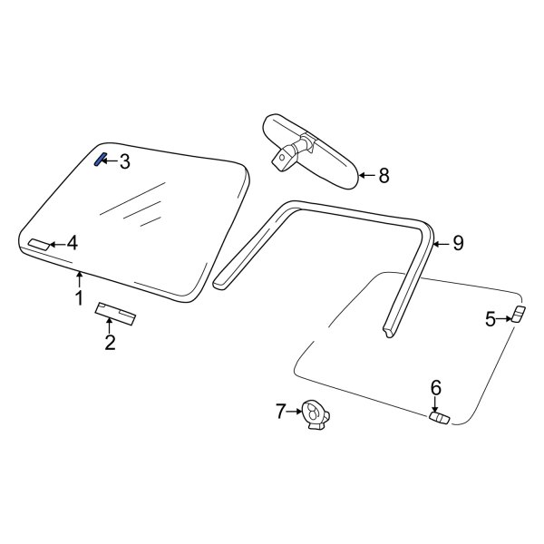 Windshield Clip