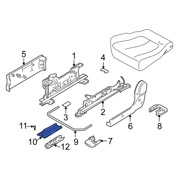 Seat Adjuster Cap