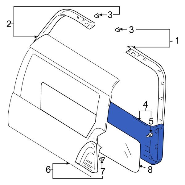 Door Interior Trim Panel