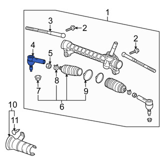 Suzuki OE - Outer Steering Tie Rod End