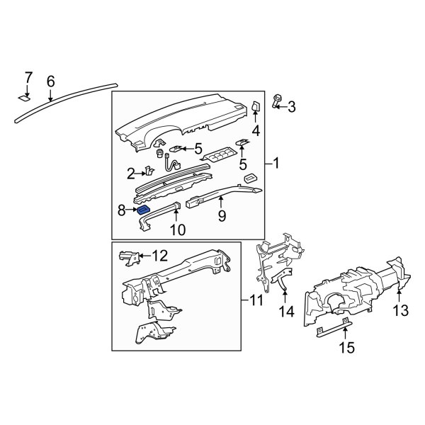 Windshield Defroster Nozzle