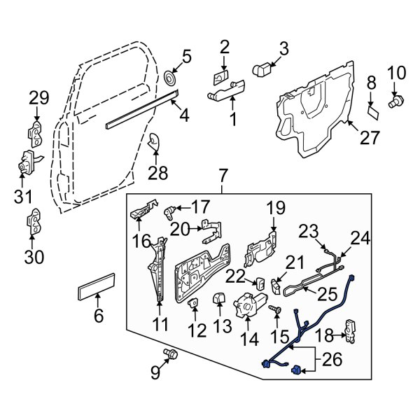 Door Wiring Harness