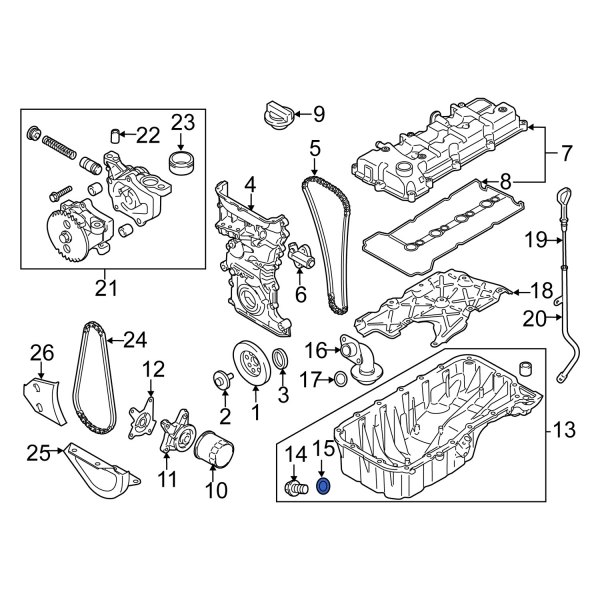 Engine Oil Drain Plug Gasket