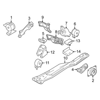 Suzuki OE - Engine / Transaxle - Engine & Transmission Mounting (FWD Automatic Tr)