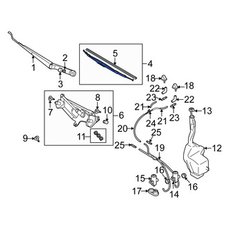 Suzuki OE - Front Left Wiper Blade