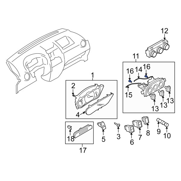 Instrument Panel Light Bulb